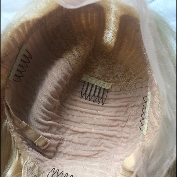 26” lace front blonde 613 T line human hair wig - Picture 6 of 15